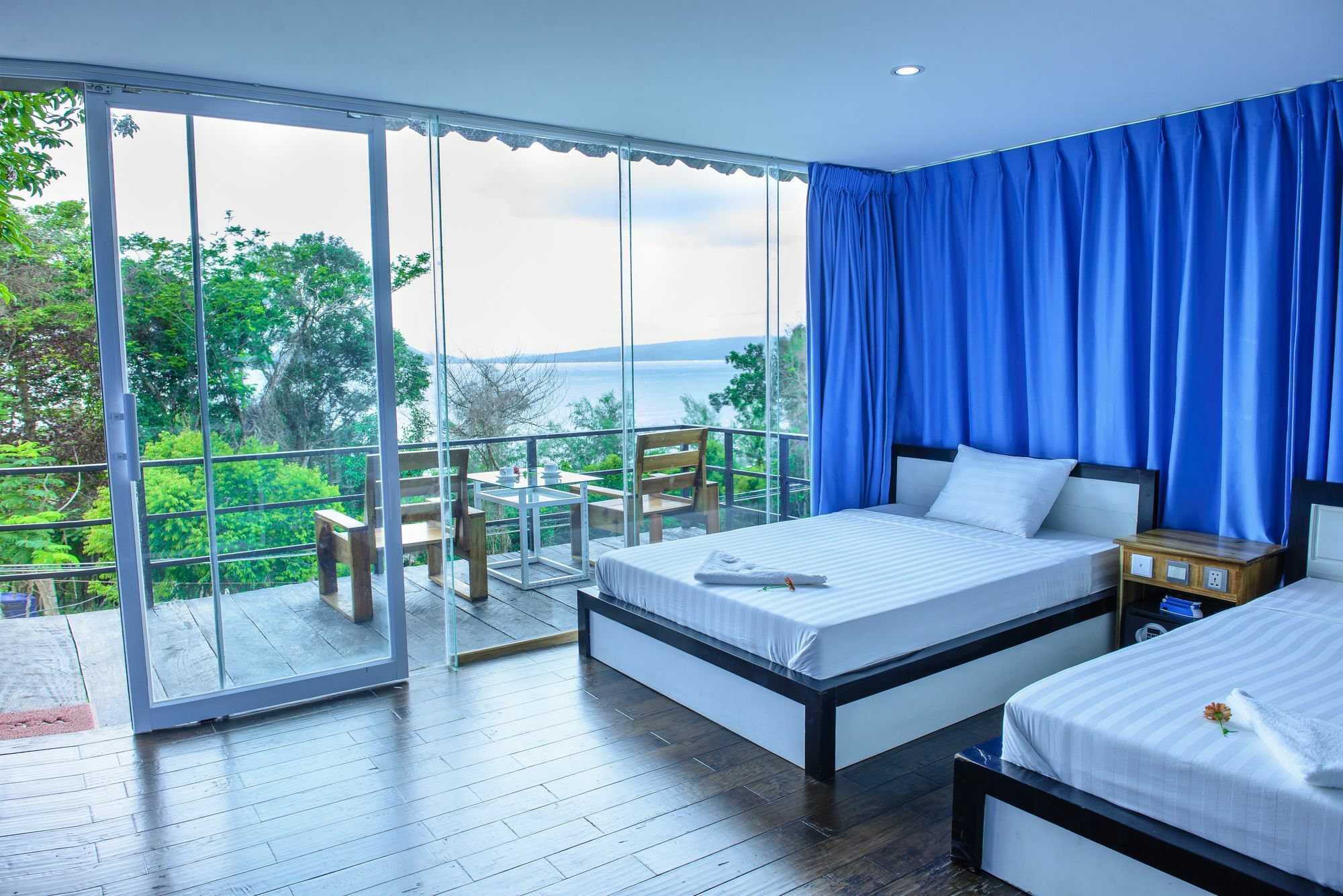 Koh Rong Ocean View Bungalow Kaoh Touch Bagian luar foto