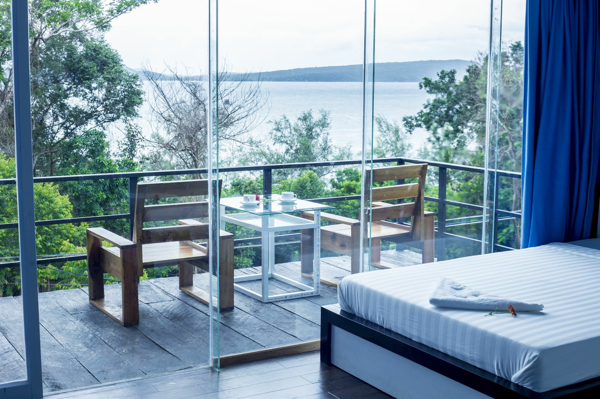 Koh Rong Ocean View Bungalow Kaoh Touch Bagian luar foto